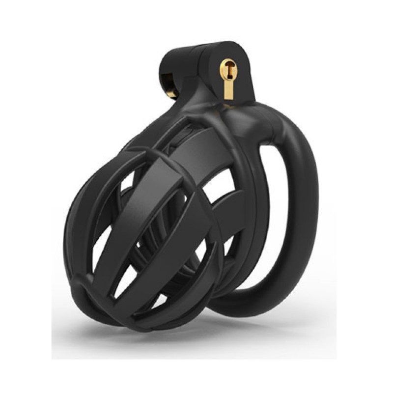 Клетка целомудрия для мужчин 3D Honeycomb Chastity Cage-E Bending Ring. Артикул: IXI61924