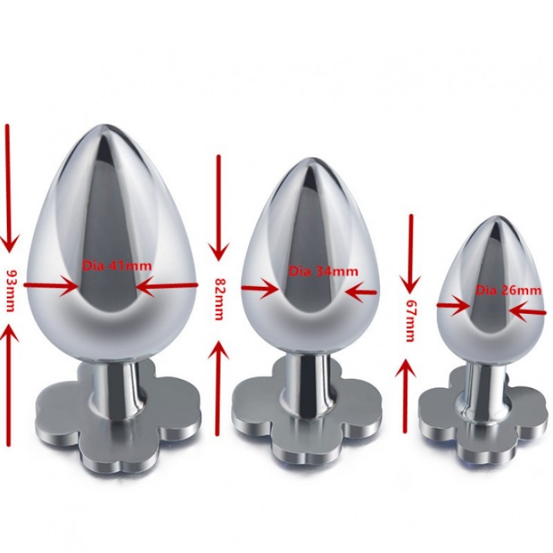 Butt Plug Metal Clover Butt Plug Jewelry Small Purple. Артикул: IXI61932