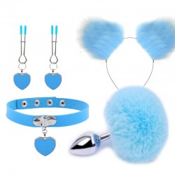Blue gentle bdsm set Fur Sexy Kit