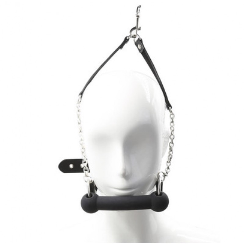 Кляп-трензель с цепным поводком Mouth Gag with Lead Role Play Horse Bridle Bondage. Артикул: IXI61986
