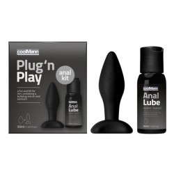 Butt Plug & Lubricant Coolmann Plug and Play Duo Set