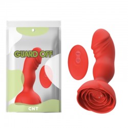 Vibrating Anal Plug Butt Blossom Red