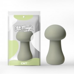 Вибростимулятор для женщин 3D Design Mushroom Gray Green