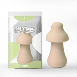 Вибростимулятор для женщин 3D Design Protruding Mushroom Off White