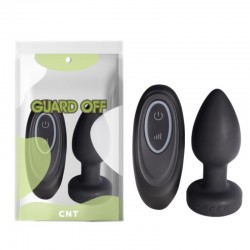 Butt Plug with Remote Control Rainbow Light Plug Black