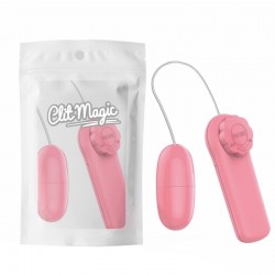 Vibrating Bullet with Remote Control High Bump Pink