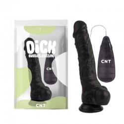 Suction Cup Vibrator with Remote Control Sex Pleaser Vibrating Dildo Black