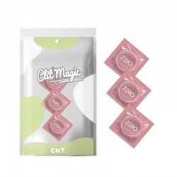 Ultra-thin natural latex condoms Zero Condoms Pink, 3pcs