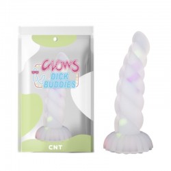 Luminous Jelly Twine Suction Cup Dildo