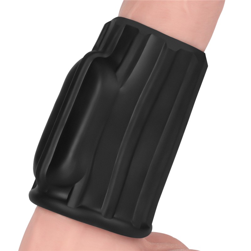 Насадка на пенис Vibrating Ridge Knights Ring Black. Артикул: IXI62109