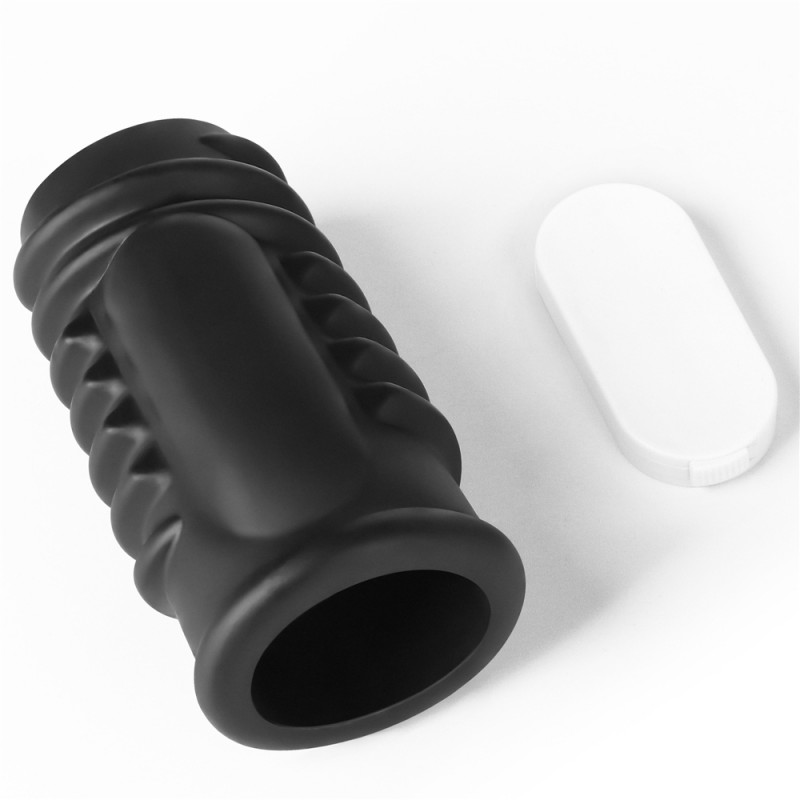 Насадка на пенис Vibrating Spiral Knights Ring Black. Артикул: IXI62111