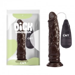       Stud Realistic Vibrating Dong Brown 8.4