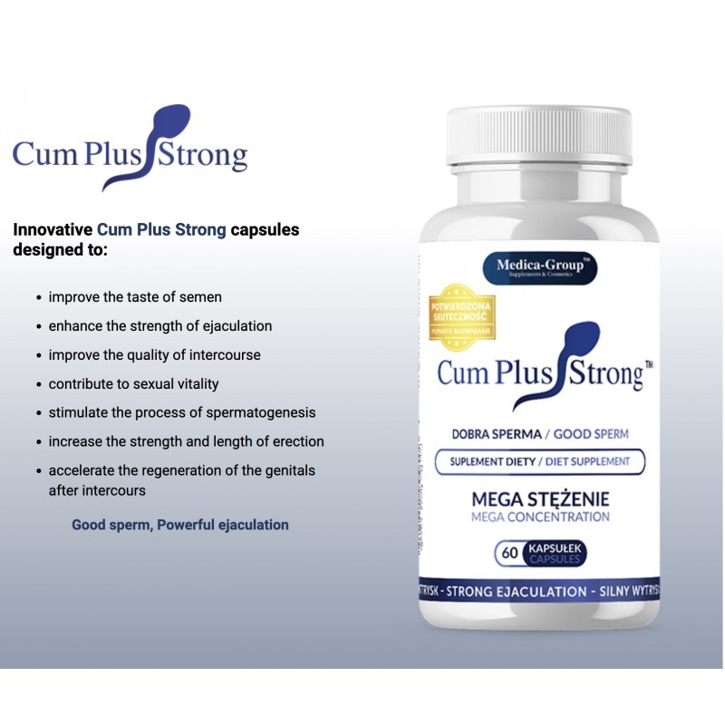 Препарат для увеличения количества спермы Cum Plus Strong Capsules, 60шт. Артикул: IXI62218