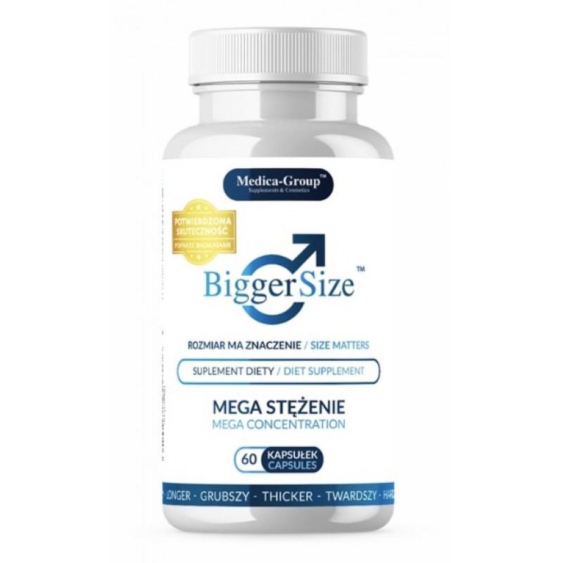 Препарат для увеличения полового члена BiggerSize Capsules, 60шт. Артикул: IXI62259