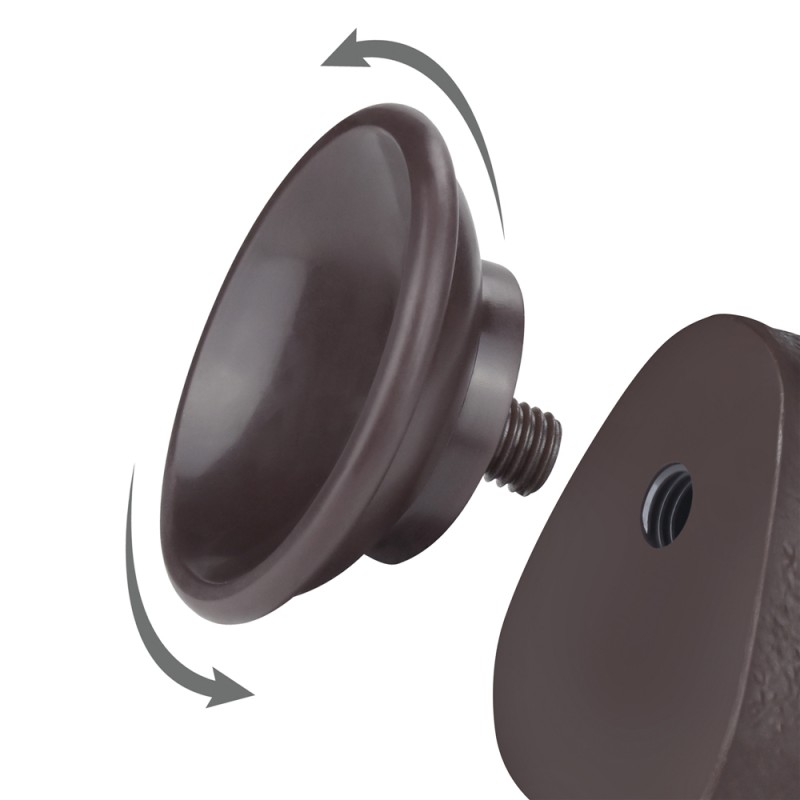 Suction cup dildo Sliding Skin Dual Layer Dong Black 9.5. Артикул: IXI62306