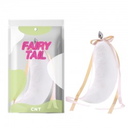      Detachable Fluffy Fox Tail Plug Snow White 18.5