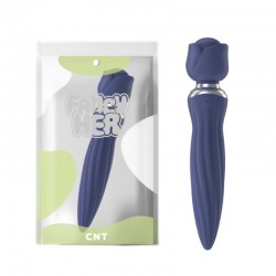 Clitoral Vibrostimulator Rose Dancer Wand Blue