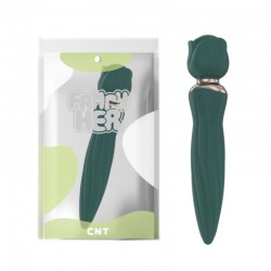 Clitoral Vibrostimulator Rose Dancer Wand Green