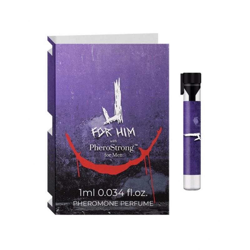 Perfume with pheromones PheroStrong pheromone J for Him, 1ml. Артикул: IXI62333