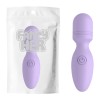 Compact Vibration Stimulator for Women Super Mini Wand Purple