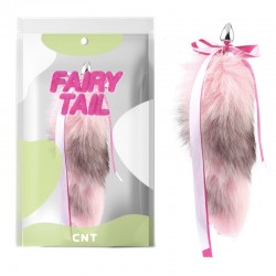      Detachable Fluffy Fox Tail Plug Pink 18.5   