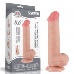      Sliding Skin Dual Layer Dong Flesh 8.0   