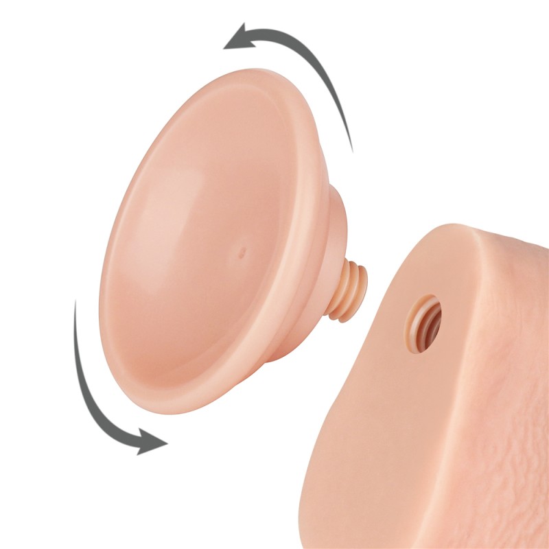 Фаллоимитатор с кожей на присоске Sliding Skin Dual Layer Dong Flesh 9.0. Артикул: IXI62370