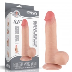      Sliding Skin Dual Layer Dong Flesh 8.0   