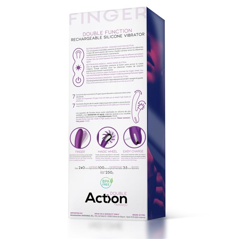 Вибратор Finger Vibrator with Rotating Wheel Action No. Two. Артикул: IXI62376