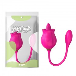 Clitoral vibration stimulator Wild Bloom Flicking Dual Pleasure Rose