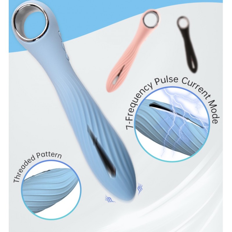Вибратор силиконовый Electro Pleasure Vibe Blue. Артикул: IXI62402