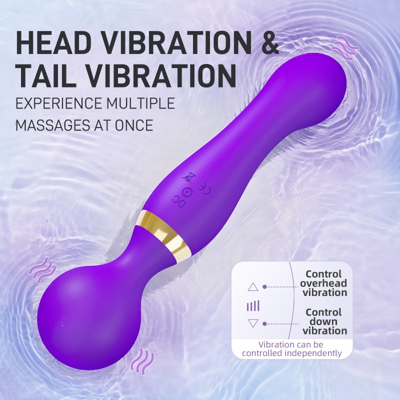 Клиторальный вибростимулятор Ultimate Pleasure Wand Purple. Артикул: IXI62405