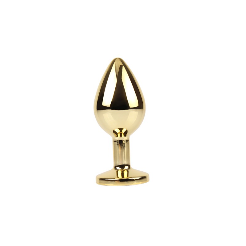 Анальная пробка Rosy Gem Gold Plug Medium. Артикул: IXI62443