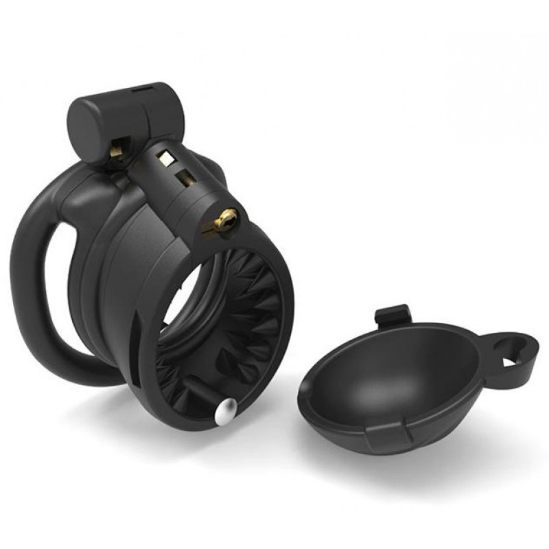 Пояс верности для мужчин 3D Honeycomb Chastity Cage Black. Артикул: IXI62448