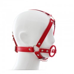 O-ring Gag Harness Red Mask