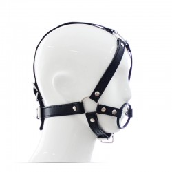      O-ring Gag Harness Black