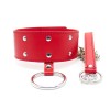 Collar with leash Neck Collar Red