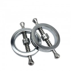 Funny Sliver Clamps Chain, Metal Nipple Clips stainless nipple sex clamp adjustable sex SM toy product Sex Bondage BDSM