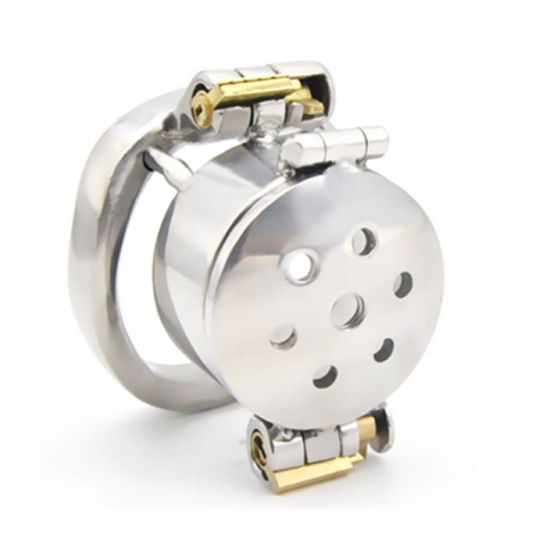 Пояс верности Double Lock Flip Glans Cover Chastity Cage Standart. Артикул: IXI62502