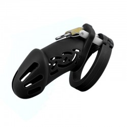     Silicone Chastity Cage Black Standart   