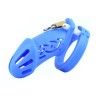     Silicone Chastity Cage Blue Standart