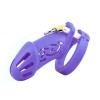     Silicone Chastity Cage Purple Standart