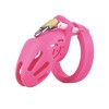     Silicone Chastity Cage Pink Small