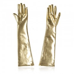 Flirt golden gloves hot female apparatus five finger gloves