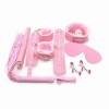 7-piece set for BDSM games, pink with fur Shades of Love