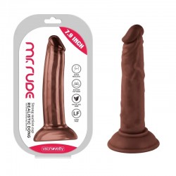 Realistic Dong Brown Mr. Suction Cup Dildo Rude 7.9