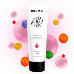 Lubricant Bruma Aloe Vera Sliding Gel Bubblegum Flavor, 100ml