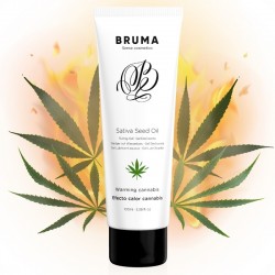  Sativa Sedd Oil Sliding Gel Warming Cannabis Flavor, 100   