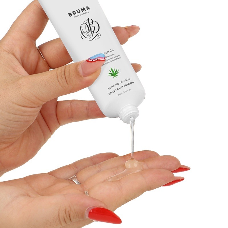 Lubricant Sativa Sedd Oil Sliding Gel Warming Cannabis Flavor, 100ml. Артикул: IXI62564