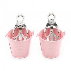 Bucket Nipple Clamps Pink